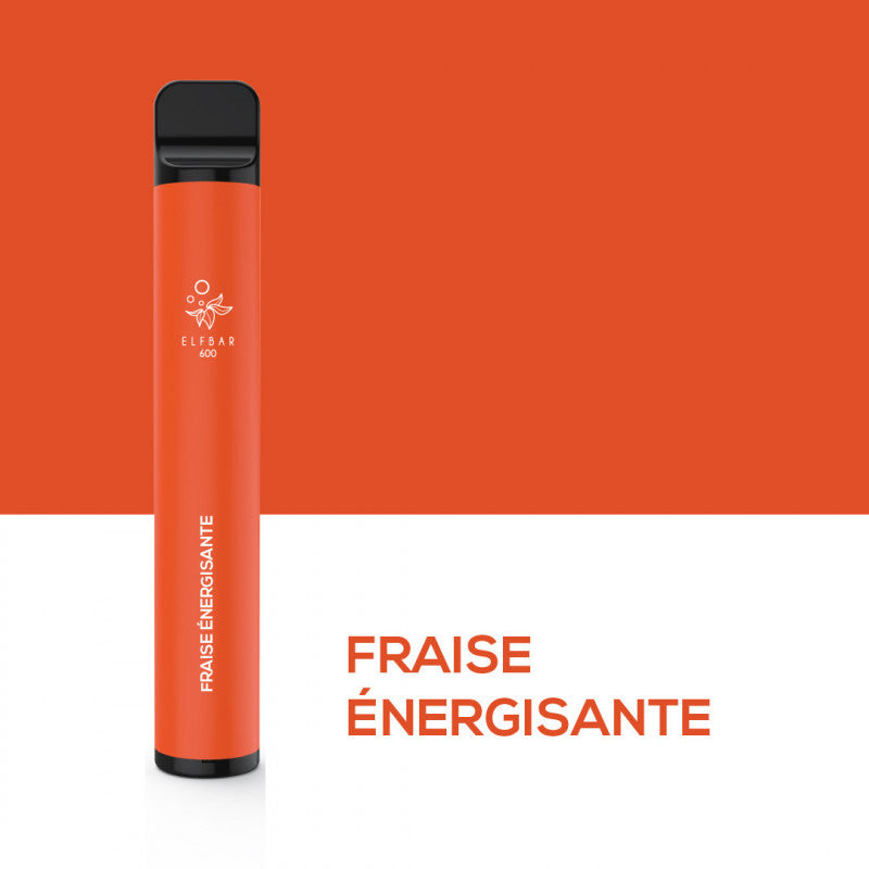 ELFBAR 600 - FRAISE ENERGISSANTE