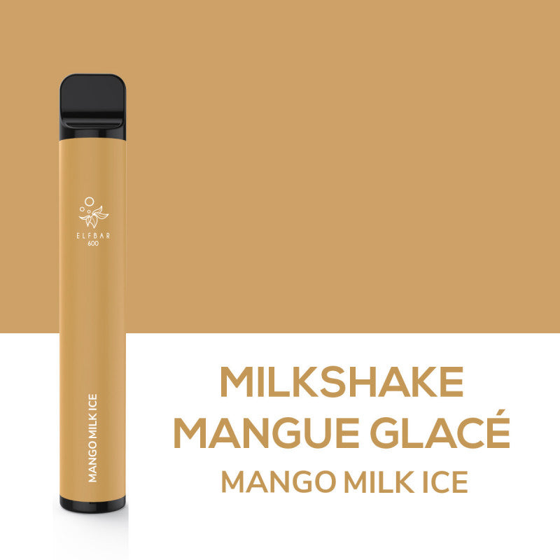 ELFBAR 600 - GLACE À LA MANGUE AU MILKSHAKE