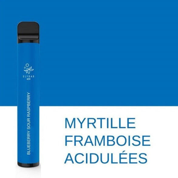 ELFBAR 600 - MYRTILLE FRAMBOISE ACIDULEES