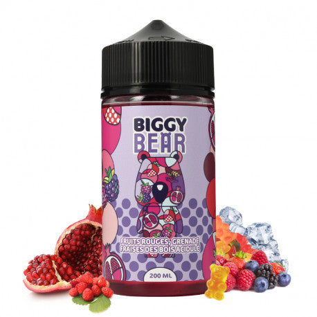 BIGGY BEAR - FRUITS ROUGES GRENADE FRAISES DES BOIS ACIDULÉES