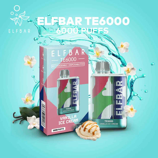 ELFBAR 6000 - VANILLA ICE CREAM